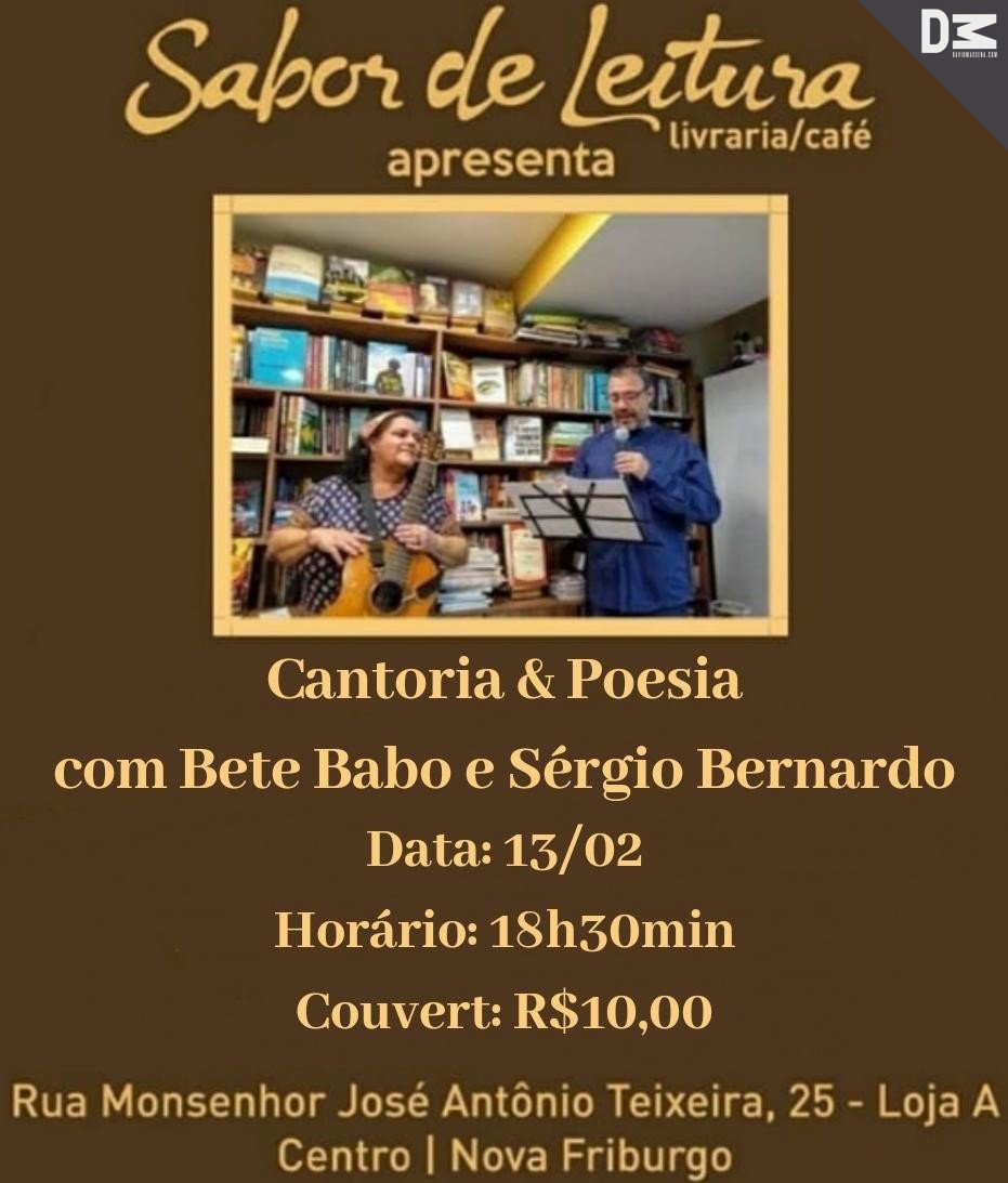 Cantoria e Poesia na Sabor de Leitura