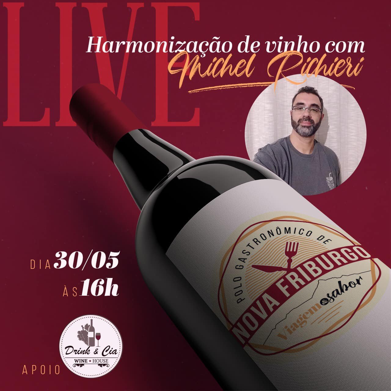 O universo dos vinhos com o sommelier Michel Richieri