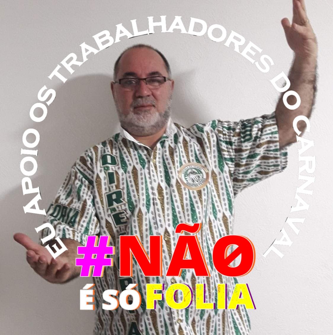 #Não é só Folia – Campanha para arrecadar doações para os trabalhadores do carnaval