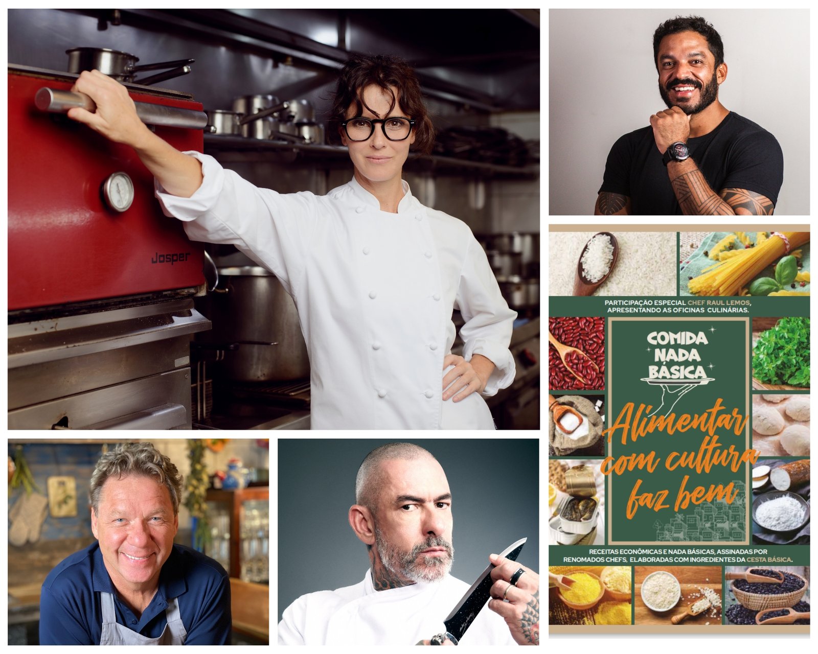 Livro reúne grandes nomes da gastronomia brasileira