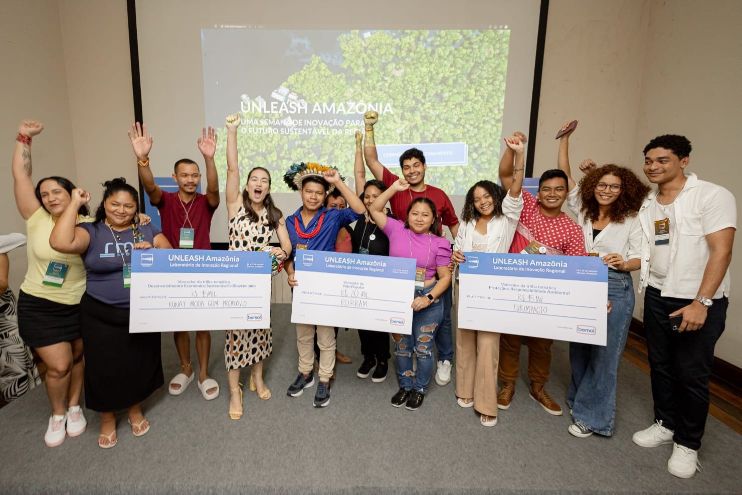 Três projetos de jovens da Amazônia recebem premiação internacional