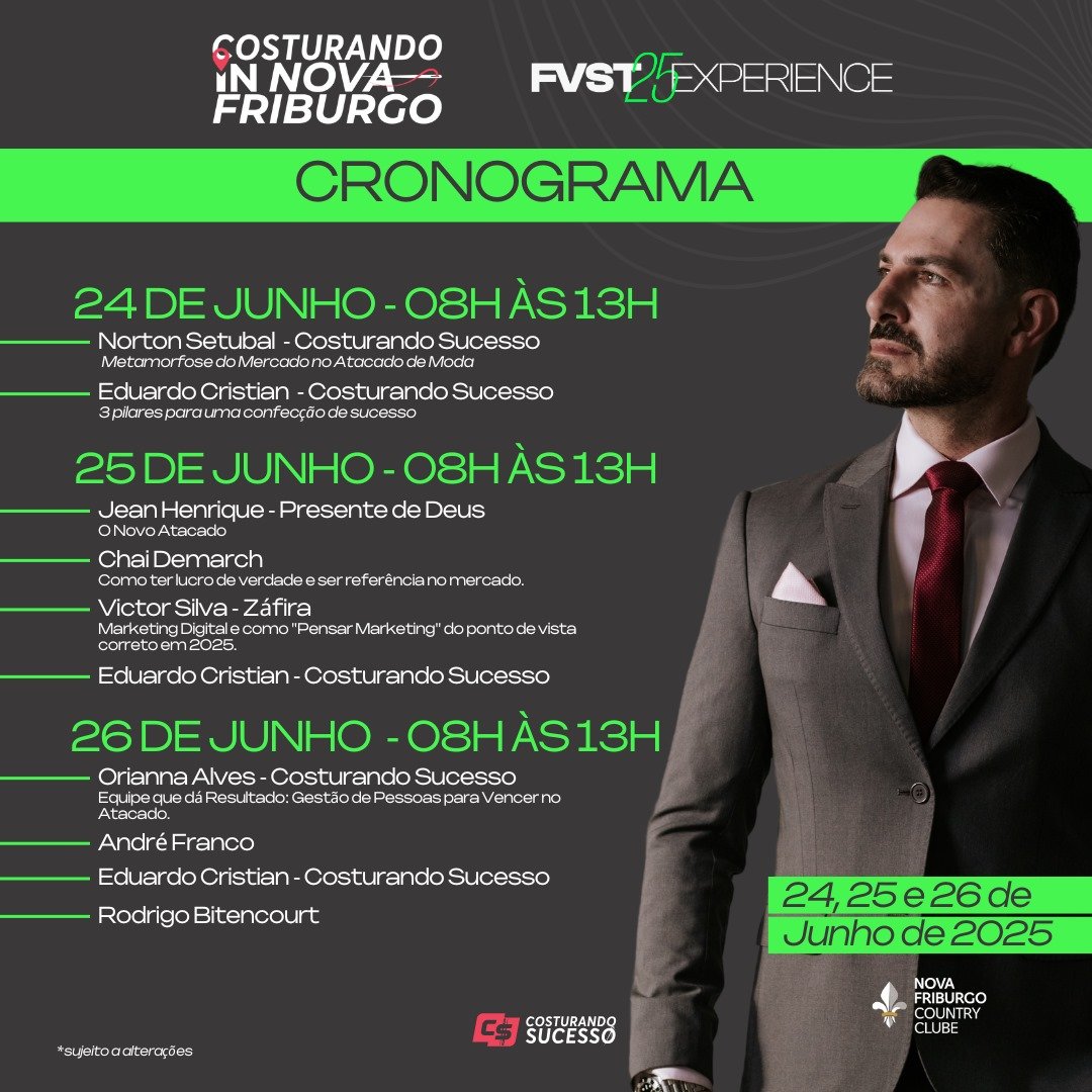Fórum “Costurando in Nova Friburgo” movimenta a Fevest Experience 2025 Fórum “Costurando in Nova Friburgo” movimenta a Fevest Experience 2025