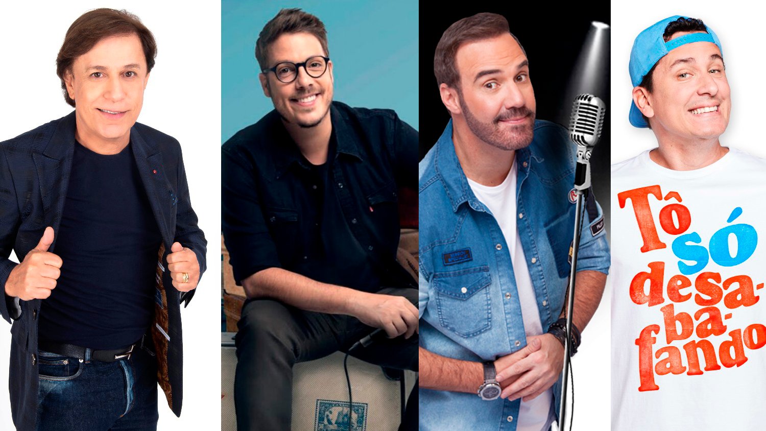 Teatro da Ilha recebe Tom Cavalcante, Fábio Porchat, Rafael Portugal, Diogo Portugal e muito mais Teatro da Ilha recebe Tom Cavalcante, Fábio Porchat, Rafael Portugal, Diogo Portugal e muito mais